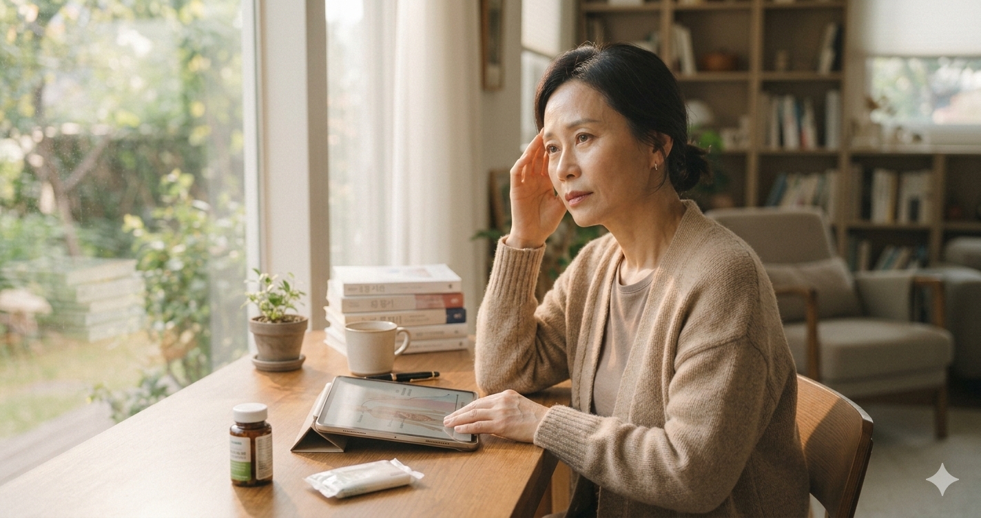 갱년기 증상 알아보기: 홍조부터 수면, 감정, 관절, 비뇨생식기 변화까지